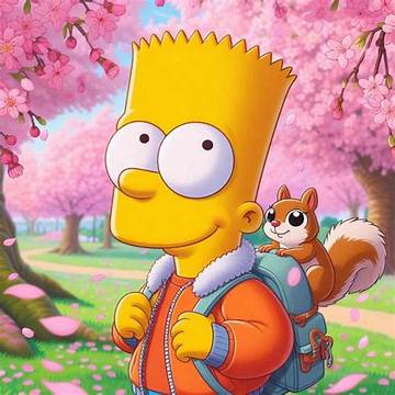 A Guide to Bart's Springtime Adventures on Wikipedia
