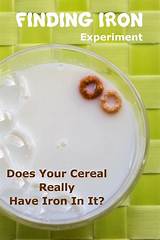 How to Extract Iron from Your Breakfast Cereal