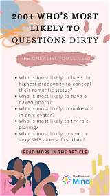 Most Likely to Dirty Questions Revealed