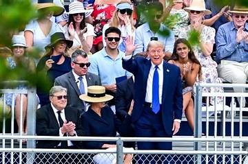 Trump Attends Barron's Elite Graduation Ceremony